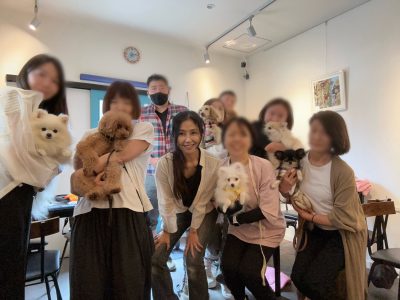 LIBALIVE　主催　犬カフェとドッグヨガ会