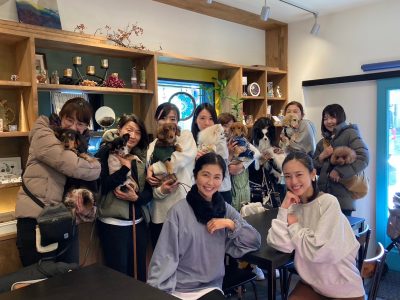 主催イベント　ドッグヨガ＆カフェオフ会大盛況(^^♪